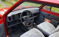 Fiesta Mk2 1987 года, интерьер