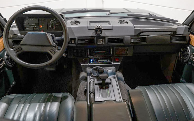 Range Rover I 1988 года, интерьер