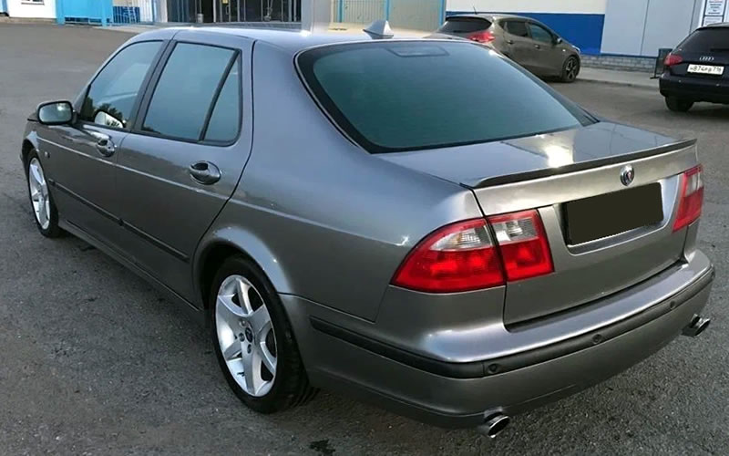 Saab 9-5 YS3E 2002 года, вид сзади