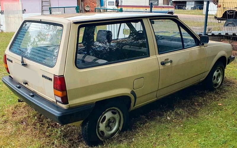 Polo Mk2 1984 года, вид сзади