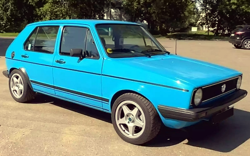 Golf Mk1 1980 года, вид спереди