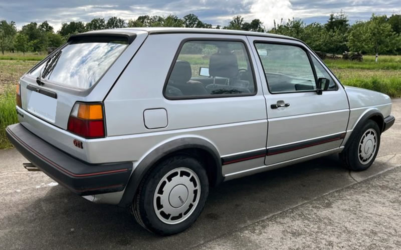 Golf Mk2 1985 года, вид сзади