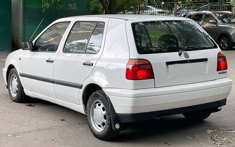 Golf Mk3 1994 года, вид сзади