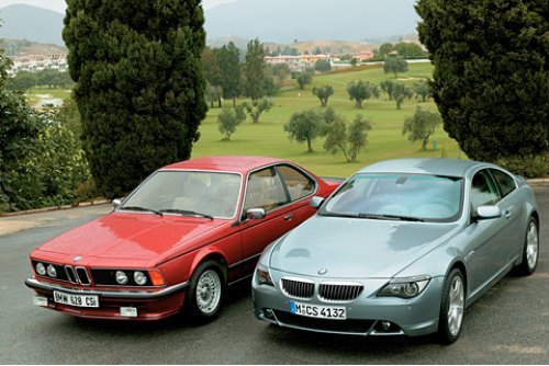 BMW 628 CSi и его последователь — 645 Ci.