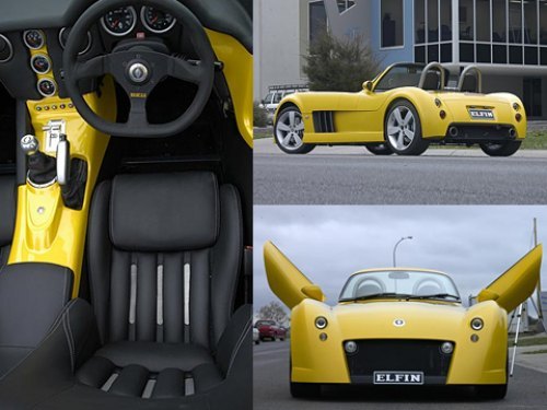 Внешне Elfin MS8 Streamliner от недостатка…