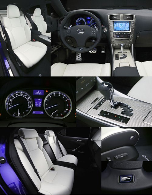 Интерьер Lexus IS-F встречает спортивными…
