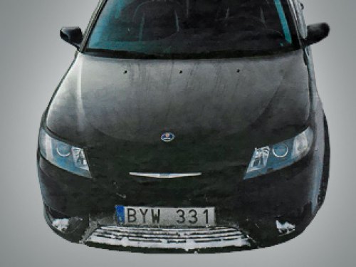 Saab 9-3 «нахмурился» и оскалил широкую «пасть»…