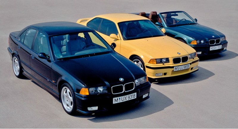 BMW M3 E36 тоже вызывала восхищение. В США…