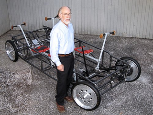 Изобретатель HumanCar Чарльз Гринвуд (Сharles…