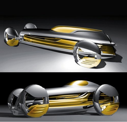 Один из Mercedes-Benz SilverFlow через сотню лет…