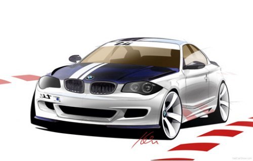 Даже на этом дизайнерском скетче BMW 1 Series…