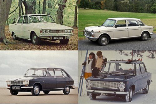 Rover 2000 (1964), Austin 1800 (1965), Renault 16…