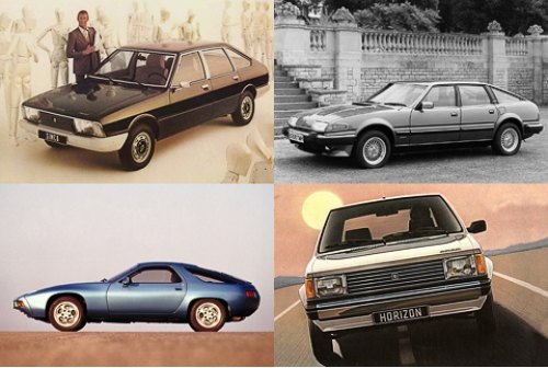 Simca 1307–1308 (1976), Rover 3500 (1977),…