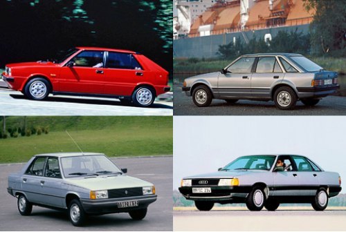 Lancia Delta (1980), Ford Escort (1981), Renault…