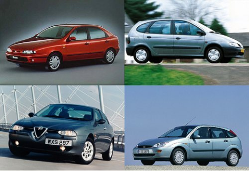 Fiat Bravo/Brava (1996), Renault Megane Scenic…