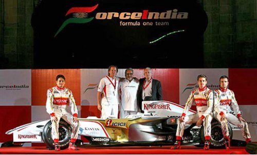 Пока Force India VJM01 представляет собой…