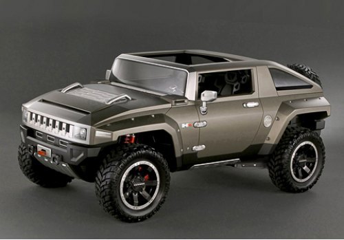 Показанный в 2008 году концепт Hummer HX щеголял…