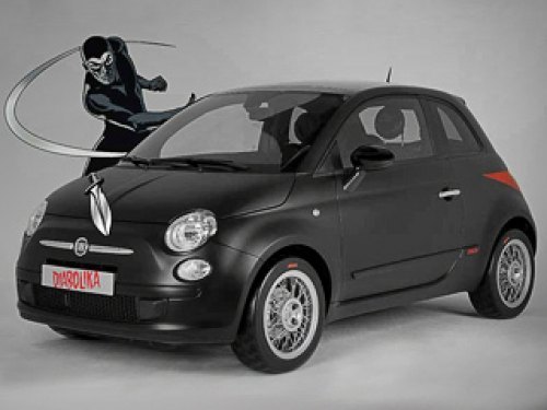 Это лишь выставочный экземпляр Fiat 500…