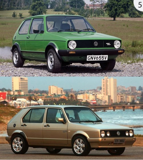 Volkswagen Golf первого поколения в 1974 году…
