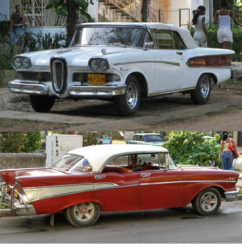 Вверху — это Edsel Pacer 1958 года. Внизу же…