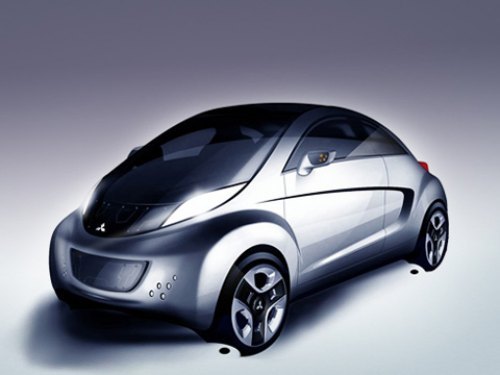 Крыша у кабриолета i MiEV Sport Air — стеклянная,…