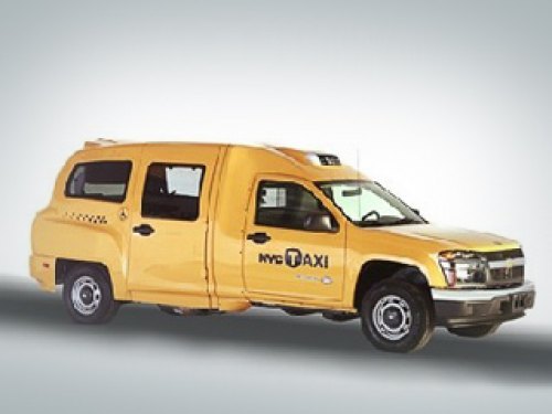 В отличие от донора Chevrolet Colorado такси…