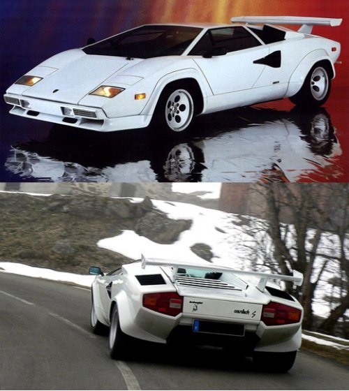Итак, Countach. Пожалуй, это самая знаменитая…