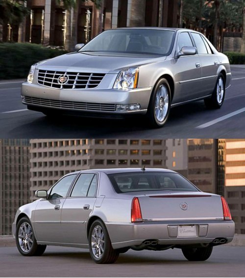 Седан Cadillac DTS имеет 5273 мм в длину,…