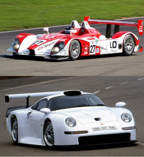 Гоночный болид Porsche RS Spyder образца 2008…
