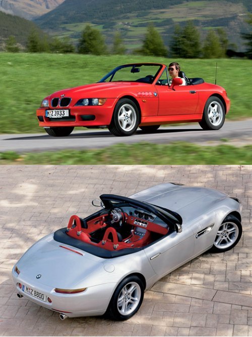 Выпускающийся с 1995 года родстер BMW Z3 (на фото…