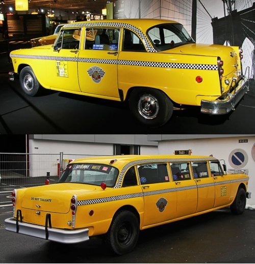 Checker A11 выпуска 1980 года и Checker Aerobus…