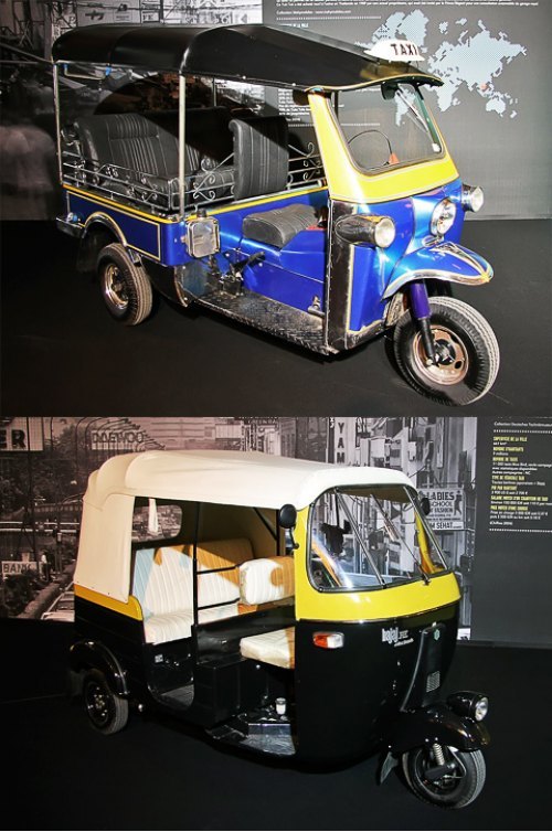 Вверху — таиландский Tuk Tuk TT350 SD 1989 года.…