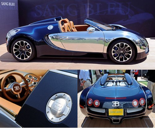 Расцветкой версия Sang Bleu напоминает Veyron…