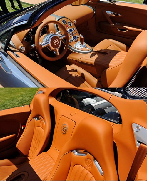 Расцветкой версия Sang Bleu напоминает Veyron…