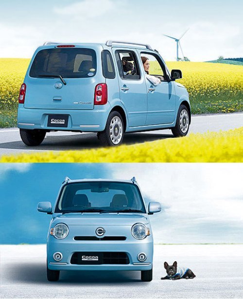 Спереди японский хэтчбек — вылитый Fiat 500:…