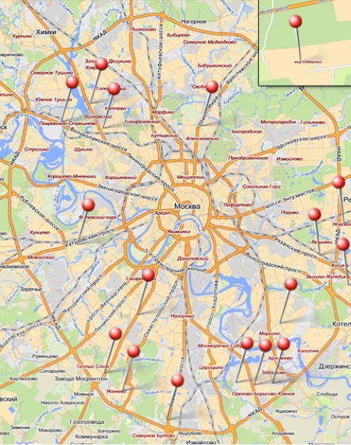 Мы нанесли на карту все 17 будущих паркингов.…