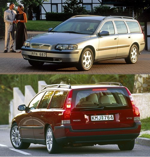 Второе поколение Volvo V70, выпускавшееся с 2000…