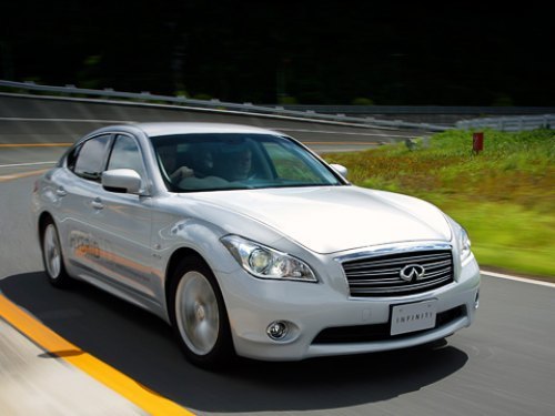 На рынке Соединённых Штатов седан Infiniti M35h…