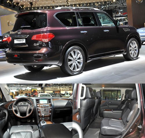 Снаряженная масса Infiniti QX56 составляет 2800…