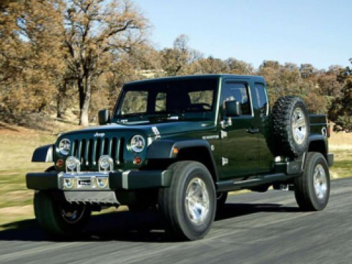 Концепт Jeep Gladiator с 18-дюймовыми колёсами…