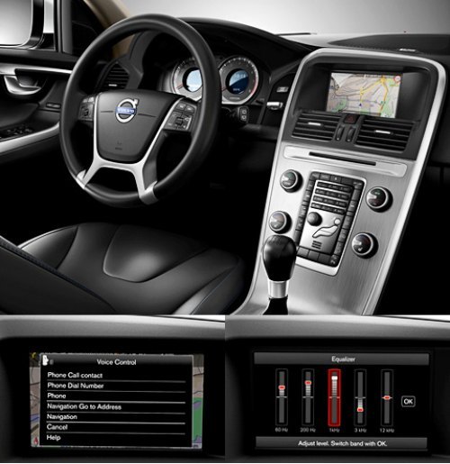 Список из четырех вариантов аудиосистемы Volvo…