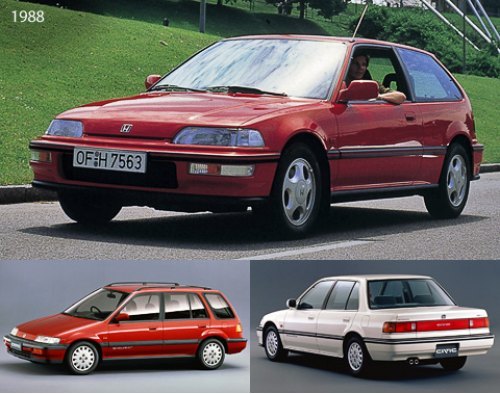 «Четвертый» Civic, появившийся в 1988 году,…