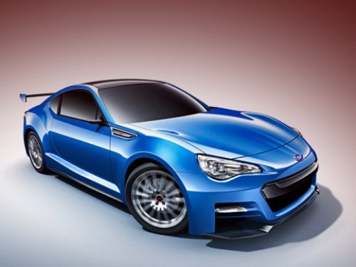 Расстояние между осями у концепта Subaru BRZ STI…