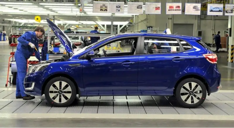Вероятнее всего, объем багажника хэтчбека Kia Rio…