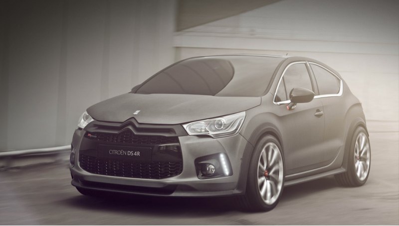 Мощный хэтчбек Citroen DS4 Racing анфас можно…