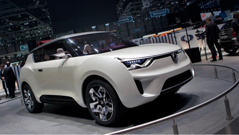 Внешне паркетник SsangYong XIV-2 выглядит озорно…