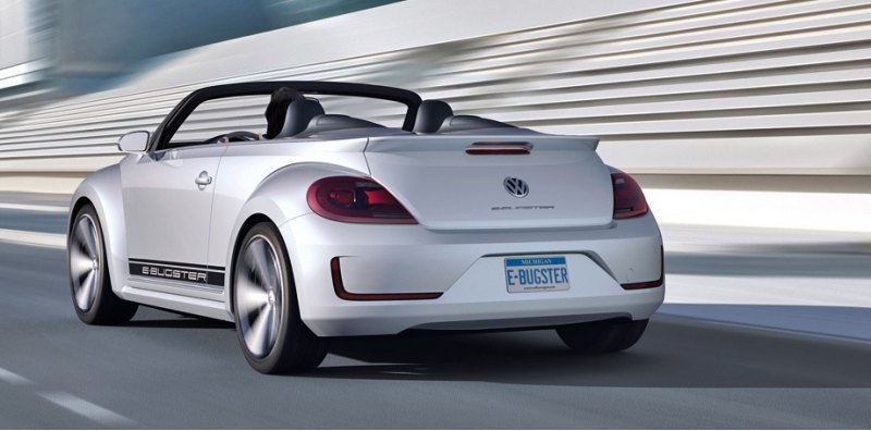С 0 до 100 км/ч кабриолет Volkswagen E-Bugster…