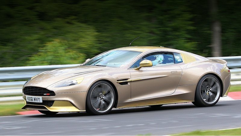 Буквально на днях шпионеры поймали новый Aston…