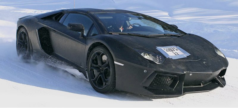 Прототип Aventador Roadster уже тестируется на…