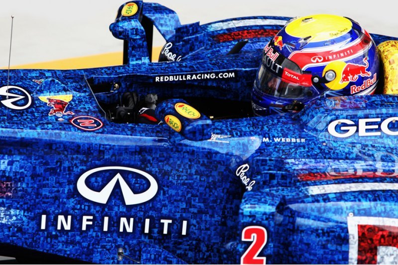 Специально для британского этапа машины Red Bull…